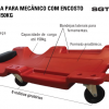 CARRO ESTEIRA PARA MECÂNICO COM ENCOSTO 150KG AZUL - Image 2